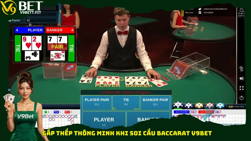 Gấp thếp thông minh khi soi cầu Baccarat V9bet