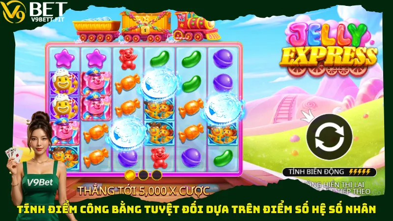 Tính điểm công bằng tuyệt đối dựa trên điểm số hệ số nhân