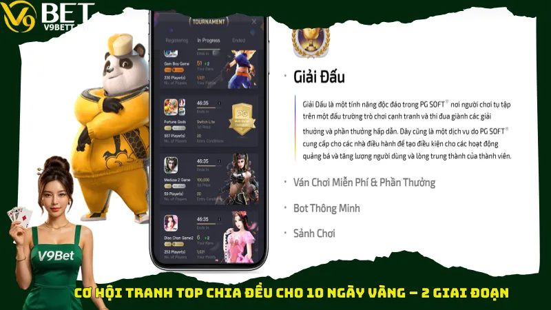 Cơ hội tranh top chia đều cho 10 ngày vàng – 2 giai đoạn