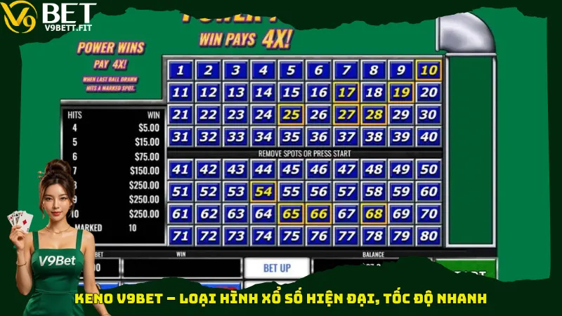 Keno V9bet – Loại hình xổ số hiện đại, tốc độ nhanh