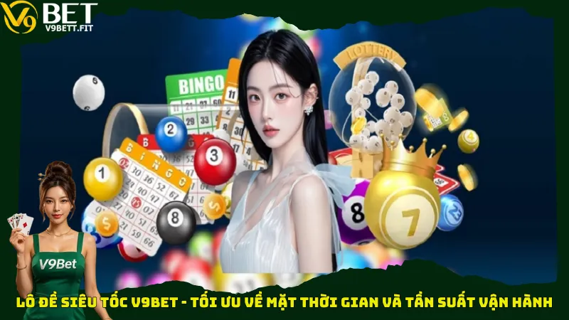 Lô đề siêu tốc V9bet được tối ưu về mặt thời gian và tần suất vận hành