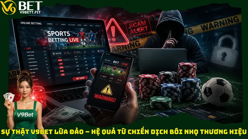 Sự thật V9bet lừa đảo – Hệ quả từ chiến dịch bôi nhọ thương hiệu
