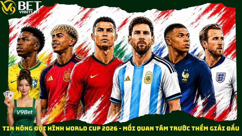 Tin nóng đội hình World Cup 2026 - Mối quan tâm trước thềm giải đấu